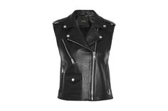Жилет кожаный