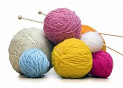 Нити шерстяные