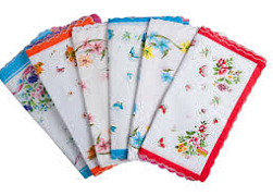 Платки носовые из текстильных материалов