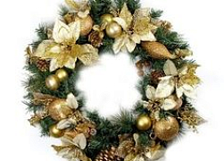 Венки рождественские искусственные